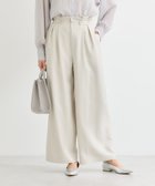 【グリーンパークス/Green Parks】の・ELENCARE DUE サイドベルトタックパンツ Light Beige|ID: prp329100004430729 ipo3291000000032211458