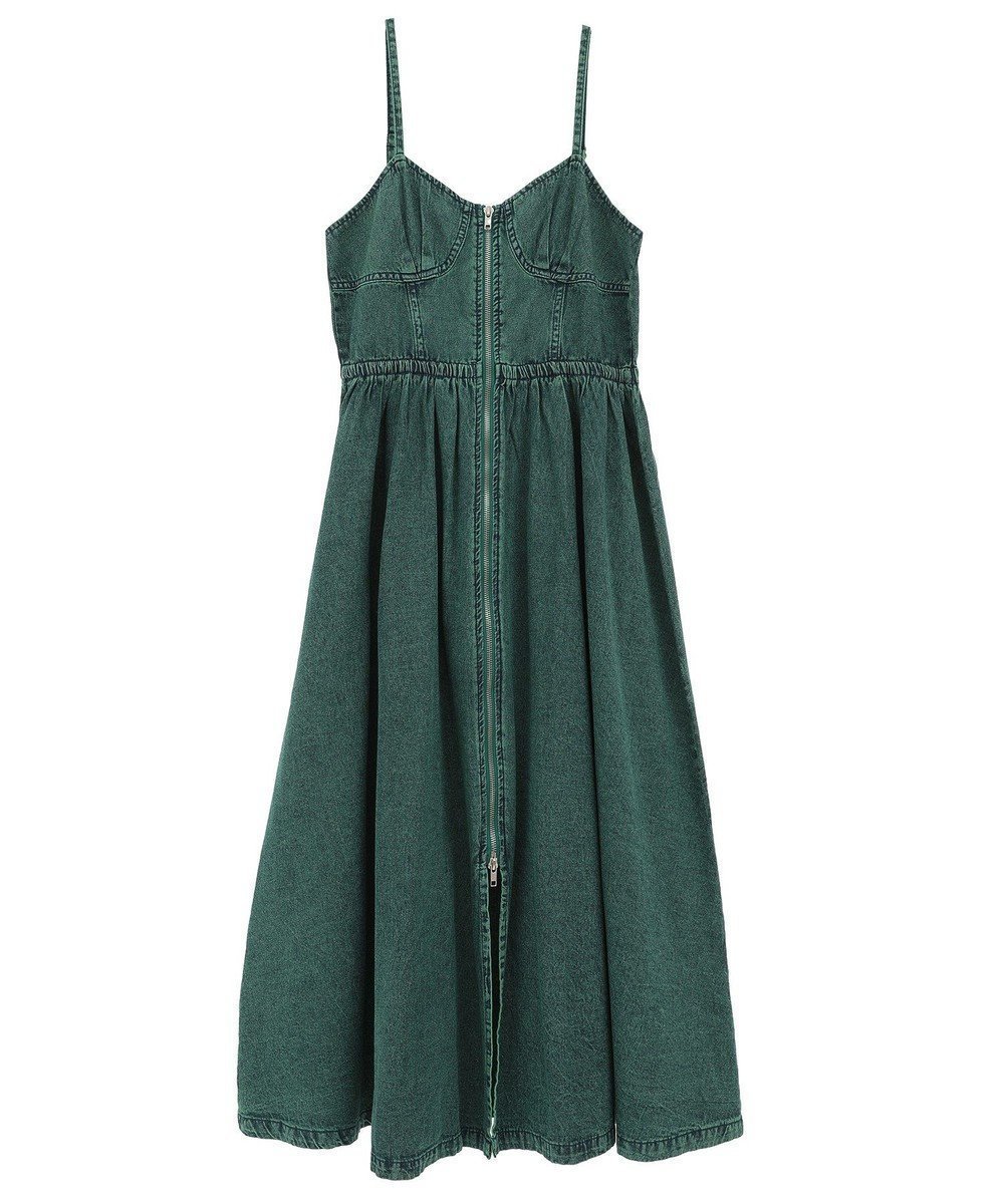 【グリーンパークス/Green Parks】の・SUGAR SPOON コルセットデニムキャミワンピ インテリア・キッズ・メンズ・レディースファッション・服の通販 founy(ファニー) 　ファッション　Fashion　レディースファッション　Fashion for Women　ワンピース　Dresses　キャミソールワンピース　Camisole Dresses　キャミソール　Camisole, Spaghetti Strap Top　コルセット　Corset, Bustier　ポケット　Pocket, Pocket Detail　ヴィンテージ　Vintage Style　再入荷　Restock / Back in Stock　夏　Summer　春　Spring　S/S・春夏　SS, Spring/Summer, Warm Season　Green|ID: prp329100004430731 ipo3291000000033364497