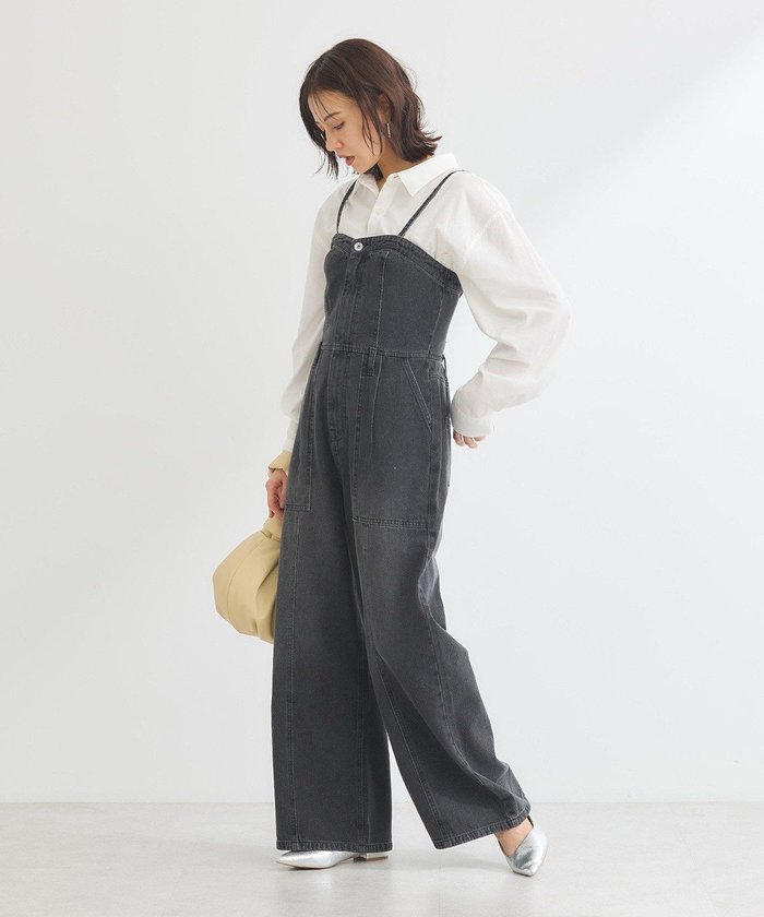 【グリーンパークス/Green Parks】の・SUGAR SPOON デニムオールインワン インテリア・キッズ・メンズ・レディースファッション・服の通販 founy(ファニー) https://founy.com/ ファッション Fashion レディースファッション WOMEN ワンピース Dress オールインワン ワンピース All In One Dress サロペット Salopette おすすめ Recommend インナー Inner サロペット Overalls デニム Denim フィット Fit ポケット Pocket ラップ Wrap 夏 Summer 春 Spring S/S・春夏 Ss・Spring/Summer |ID: prp329100004430738 ipo3291000000031916947