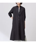 【ジェイ プレス/J.PRESS】の【洗える・接触冷感・UVケア】エステネージュ シャツ ワンピース ブラック系|ID: prp329100004430781 ipo3291000000032657060