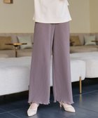 【ティアクラッセ/Tiaclasse】の【新色追加・洗える】プリーツパンツ 新色 ラベンダー|ID: prp329100004430803 ipo3291000000032674209