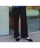 【ティアクラッセ/Tiaclasse】の【新色追加・洗える】プリーツパンツ 新色 ブラック|ID: prp329100004430803 ipo3291000000032674211