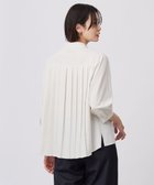【ジェイ プレス/J.PRESS】の【洗える】スパンローン バックプリーツ ブラウス ベージュ系|ID: prp329100004430808 ipo3291000000032662852