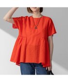 【23区/NIJYUSANKU】の【洗える】カラミ ストライプ ペプラム ブラウス 人気、トレンドファッション・服の通販 founy(ファニー) ファッション Fashion レディースファッション Fashion for Women トップス・カットソー Cut & Sew Tops シャツ・ブラウス・オフィスカジュアル Elegant Blouses & Button-Ups オレンジ Orange 春 Spring 洗える Machine Washable ギャザー Gathered, Ruffled コンパクト Compact, Small Size シアー Sheer, See-Through シンプル Simple, Minimal ストライプ Stripe, Striped Pattern 透かし Cut-Out, Lacework トレンド Trend, Trending Now ペプラム Peplum, Flared Hem ミックス Mix, Mixed Style リネン Linen, Linen Fabric レース Lace, Lace Fabric S/S・春夏 SS, Spring/Summer, Warm Season 夏 Summer 2025年 2025 2025春夏・S/S Spring/Summer 2025 SS25 thumbnail オレンジ系|ID: prp329100004430813 ipo3291000000033483672