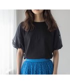 【組曲/KUMIKYOKU】の【WEB限定・接触冷感】ポンチドッキング Tシャツ ブラック系|ID: prp329100004430840 ipo3291000000031204145