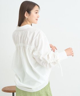 【アースミュージックアンドエコロジー/earth music&ecology】のバックドロストオーバーシャツ 人気、トレンドファッション・服の通販 founy(ファニー) ファッション Fashion レディースファッション WOMEN トップス・カットソー Tops/Tshirt シャツ/ブラウス Shirts/Blouses NEW・新作・新着・新入荷 New Arrivals おすすめ Recommend キャミソール Camisole ギャザー Gather タンク Tank フェミニン Feminine ポケット Pocket ラウンド Round 夏 Summer 春 Spring S/S・春夏 Ss・Spring/Summer 羽織 Haori |ID:prp329100004430864