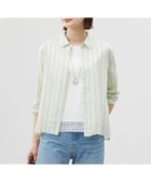 【ジェイ プレス/J.PRESS】の【洗える】ランダムストライプ シアー シャツカラー カットソー ライムストライプ系|ID: prp329100004430867 ipo3291000000032676637