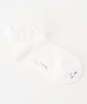 【エニファム/any FAM / KIDS】 【日本製】レース花柄ラメショートソックス人気、トレンドファッション・服の通販 founy(ファニー) ファッション Fashion キッズファッション KIDS セレモニー Ceremony ソックス Socks レース Race エレガント 上品 Elegant 日本製 Made In Japan |ID:prp329100004431582