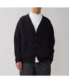 【アンフィーロ/UNFILO / MEN】の【新色追加】スウェットライク ニットカーディガン 24年秋冬商品 ブラック|ID: prp329100004431600 ipo3291000000031941477