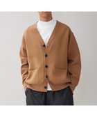 【アンフィーロ/UNFILO / MEN】の【新色追加】スウェットライク ニットカーディガン 24年秋冬商品 ベージュ|ID: prp329100004431600 ipo3291000000031941478