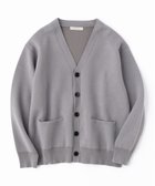 【アンフィーロ/UNFILO / MEN】の【新色追加】スウェットライク ニットカーディガン 24年秋冬商品 グレー|ID: prp329100004431600 ipo3291000000031941479