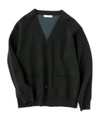【アンフィーロ/UNFILO / MEN】の【新色追加】スウェットライク ニットカーディガン 24年秋冬商品 ダークグリーン|ID: prp329100004431600 ipo3291000000031941480