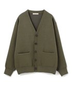 【アンフィーロ/UNFILO / MEN】の【新色追加】スウェットライク ニットカーディガン 24年秋冬商品 カーキ|ID: prp329100004431600 ipo3291000000031941482