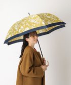 【ムーンバット/MOONBAT】のLANVIN en Bleu 長傘 バイカラーデイジー サテンプリント ジャンプ 耐風 カナリア(カラシ)|ID: prp329100004431685 ipo3291000000031977041
