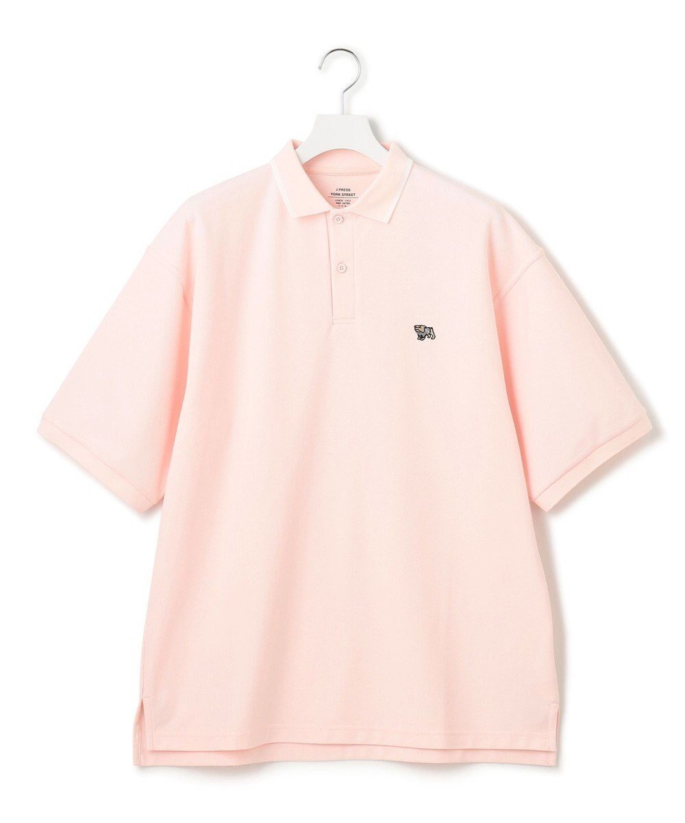 【ジェイプレスヨークストリート/J.PRESS YORK STREET】の【UNISEX】ブルドック ワンポイント ポロシャツ インテリア・キッズ・メンズ・レディースファッション・服の通販 founy(ファニー) 　ファッション　Fashion　レディースファッション　WOMEN　トップス・カットソー　Tops/Tshirt　シャツ/ブラウス　Shirts/Blouses　ポロシャツ　Polo Shirts　ユニセックス　Unisex　ポロシャツ　Polo Shirt　ワンポイント　One Point　夏　Summer　定番　Standard　春　Spring　S/S・春夏　Ss・Spring/Summer　鹿の子　Pique　ピンク系|ID: prp329100004431696 ipo3291000000031865227
