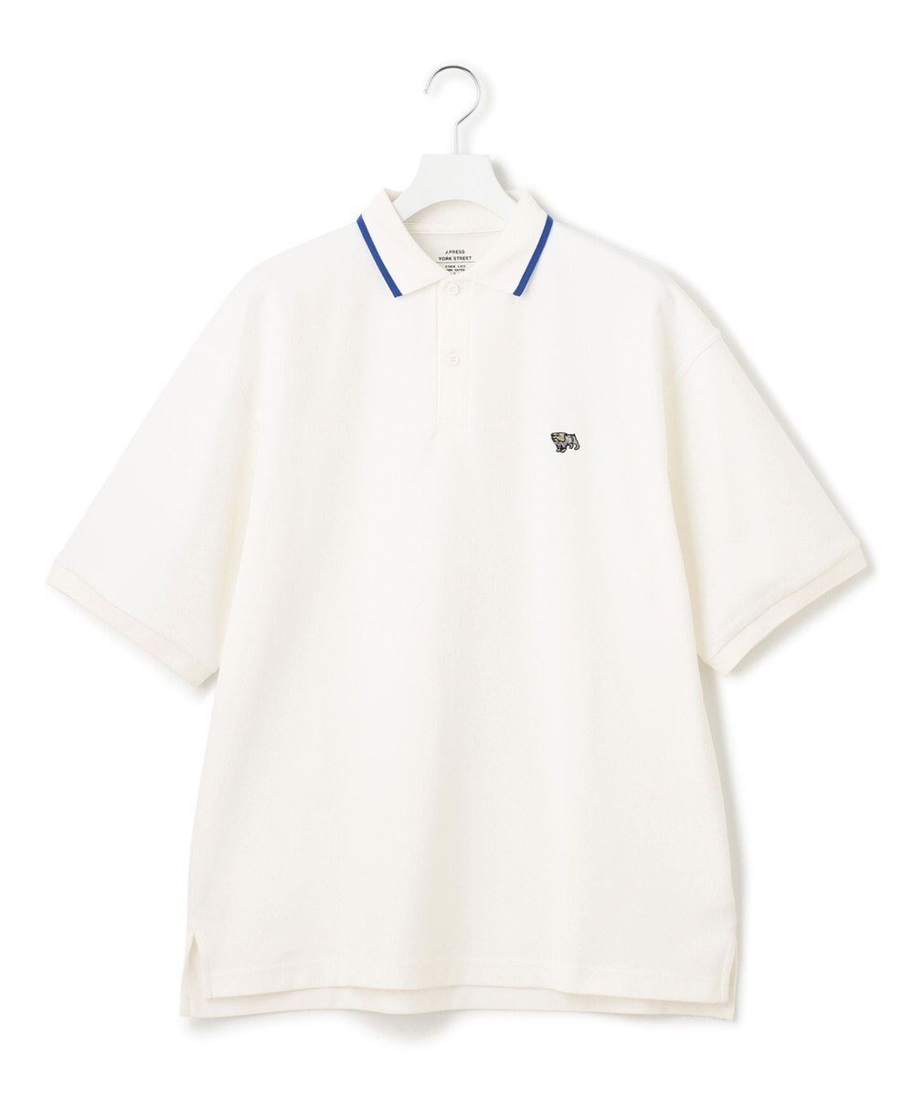 【ジェイプレスヨークストリート/J.PRESS YORK STREET】の【UNISEX】ブルドック ワンポイント ポロシャツ インテリア・キッズ・メンズ・レディースファッション・服の通販 founy(ファニー) 　ファッション　Fashion　レディースファッション　WOMEN　トップス・カットソー　Tops/Tshirt　シャツ/ブラウス　Shirts/Blouses　ポロシャツ　Polo Shirts　ユニセックス　Unisex　ポロシャツ　Polo Shirt　ワンポイント　One Point　夏　Summer　定番　Standard　春　Spring　S/S・春夏　Ss・Spring/Summer　鹿の子　Pique　ホワイト系|ID: prp329100004431696 ipo3291000000031865228