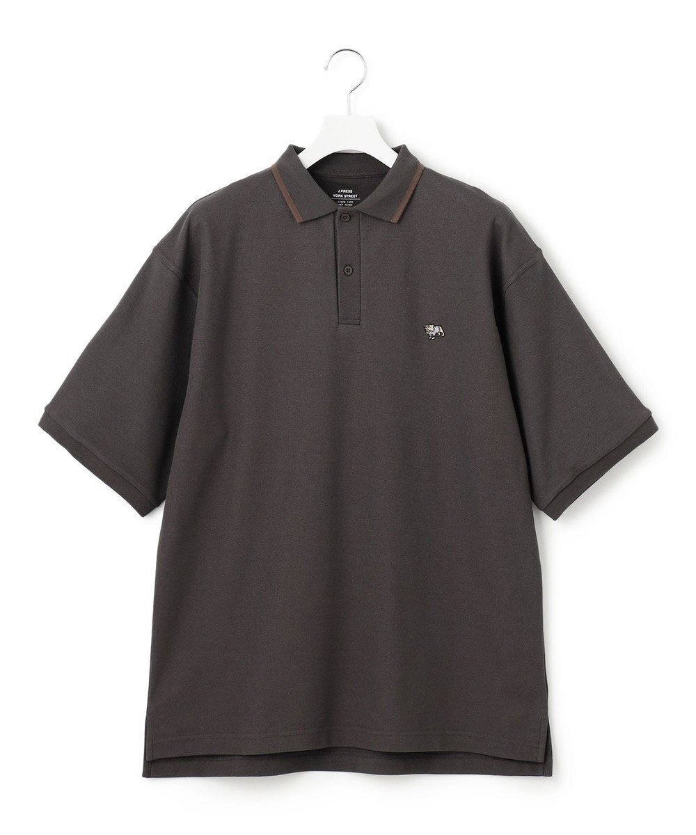 【ジェイプレスヨークストリート/J.PRESS YORK STREET】の【UNISEX】ブルドック ワンポイント ポロシャツ インテリア・キッズ・メンズ・レディースファッション・服の通販 founy(ファニー) 　ファッション　Fashion　レディースファッション　WOMEN　トップス・カットソー　Tops/Tshirt　シャツ/ブラウス　Shirts/Blouses　ポロシャツ　Polo Shirts　ユニセックス　Unisex　ポロシャツ　Polo Shirt　ワンポイント　One Point　夏　Summer　定番　Standard　春　Spring　S/S・春夏　Ss・Spring/Summer　鹿の子　Pique　グレー系|ID: prp329100004431696 ipo3291000000031865231