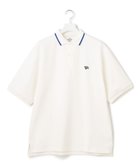 【ジェイプレスヨークストリート/J.PRESS YORK STREET】の【UNISEX】ブルドック ワンポイント ポロシャツ ホワイト系|ID: prp329100004431696 ipo3291000000032440863