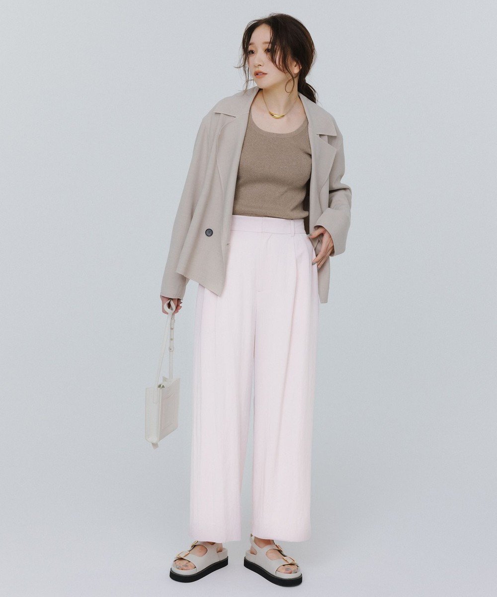 【アンフィーロ 自由区/UNFILO】のタックワイドパンツ 人気、トレンドファッション・服の通販 founy(ファニー) 　ファッション　Fashion　レディースファッション　Fashion for Women　パンツ　Pants & Trousers　おすすめ　Recommended / Our Picks　ツイル　Twist, Twisted Detail　フロント　Front, Front Design　リラックス　Relax, Relaxed Fit　ワイド　Wide, Wide Fit　夏　Summer　春　Spring　S/S・春夏　SS, Spring/Summer, Warm Season　 other-1|ID: prp329100004431857 ipo3291000000032544505