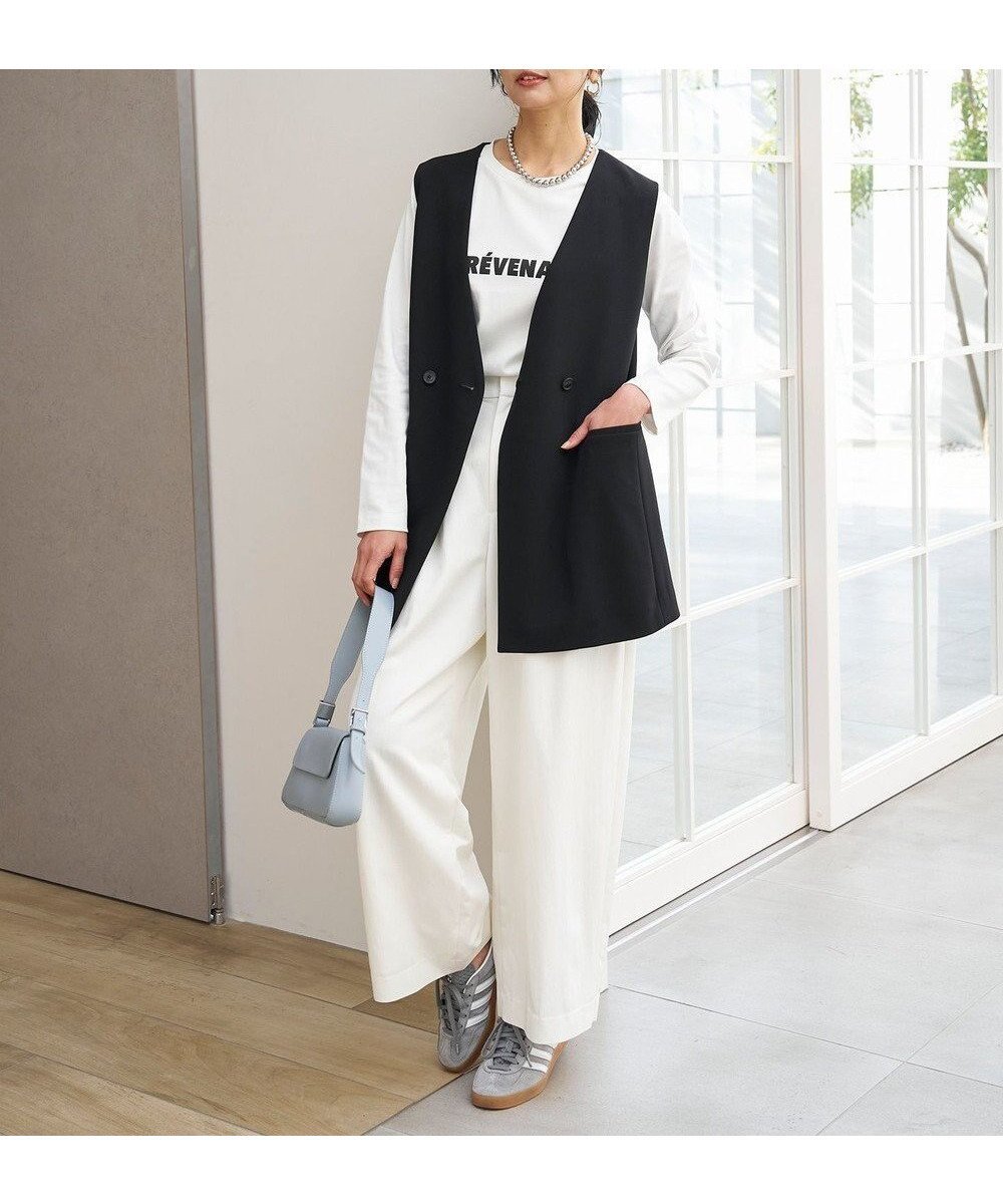 【アンフィーロ 自由区/UNFILO】のタックワイドパンツ インテリア・キッズ・メンズ・レディースファッション・服の通販 founy(ファニー) 　ファッション　Fashion　レディースファッション　Fashion for Women　パンツ　Pants & Trousers　おすすめ　Recommended / Our Picks　ツイル　Twist, Twisted Detail　フロント　Front, Front Design　リラックス　Relax, Relaxed Fit　ワイド　Wide, Wide Fit　夏　Summer　春　Spring　S/S・春夏　SS, Spring/Summer, Warm Season　エクリュ|ID: prp329100004431857 ipo3291000000035713573