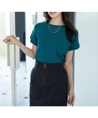 【エニィ スィス/any SiS】の【接触冷感・UVカット・洗える】ビューティクール フレンチ ニットT グリーン|ID: prp329100004431859 ipo3291000000033566290