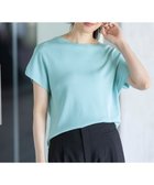 【エニィ スィス/any SiS】の【接触冷感・UVカット・洗える】ビューティクール フレンチ ニットT アクアブルー|ID: prp329100004431859 ipo3291000000033566292