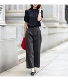 【エニィ スィス/any SiS】の【ストレッチ・接触冷感・撥水・UVカット・洗える】エアリーストレッチ ワイドパンツ シャンブレーブラック|ID: prp329100004431864 ipo3291000000034911346