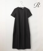 【23区/NIJYUSANKU】の【R(アール)】チンツコットン コクーンワンピース ブラック系|ID:prp329100004431933