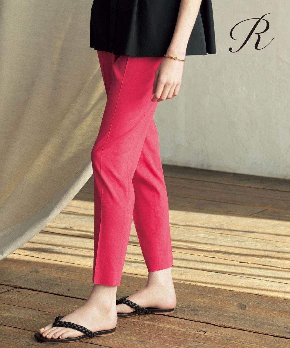 【23区/NIJYUSANKU】の【R(アール)】NALYA リネンストレッチ パンツ 人気、トレンドファッション・服の通販 founy(ファニー) 　ファッション　Fashion　レディースファッション　WOMEN　パンツ　Pants　イタリア　Italy　春　Spring　くるぶし　Ankle　コンパクト　Compact　ストレッチ　Stretch　人気　Popularity　リネン　Linen　S/S・春夏　Ss・Spring/Summer　夏　Summer　2025年　2025　2025春夏・S/S　Ss,Spring/Summer,2025　 other-1|ID: prp329100004431944 ipo3291000000030955504