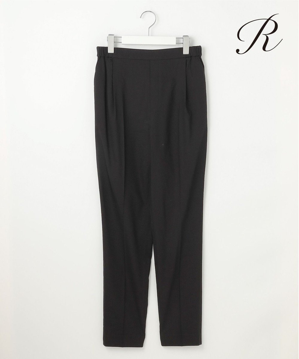 【23区/NIJYUSANKU】の【R(アール)】NALYA リネンストレッチ パンツ インテリア・キッズ・メンズ・レディースファッション・服の通販 founy(ファニー) 　ファッション　Fashion　レディースファッション　Fashion for Women　パンツ　Pants & Trousers　イタリア　Italy　春　Spring　くるぶし　Ankle-Length　コンパクト　Compact, Small Size　ストレッチ　Stretch, Stretchy Fabric　人気　Popular, Best Seller　リネン　Linen, Linen Fabric　S/S・春夏　SS, Spring/Summer, Warm Season　再入荷　Restock / Back in Stock　夏　Summer　2025年　2025　2025春夏・S/S　Spring/Summer 2025 SS25　ブラック系|ID: prp329100004431944 ipo3291000000032640282