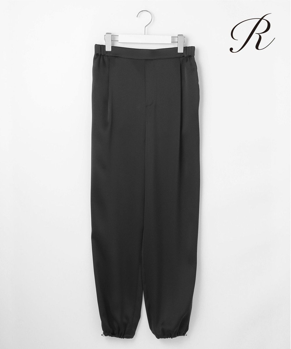【23区/NIJYUSANKU】の【R(アール)】トリアセサテン ドロストパンツ インテリア・キッズ・メンズ・レディースファッション・服の通販 founy(ファニー) ファッション Fashion レディースファッション Fashion for Women パンツ Pants & Trousers エレガント 上品 Elegant 春 Spring ギャザー Gathered, Ruffled サテン Satin, Glossy Fabric シルク Silk, 100% Silk セットアップ Set-Up, Coordinated Outfit とろみ Fluid, Flowy Fabric ドレープ Drape, Draping Fabric ドローストリング Drawstring, Pull Cord 人気 Popular, Best Seller フロント Front, Front Design S/S・春夏 SS, Spring/Summer, Warm Season おすすめ Recommended / Our Picks 夏 Summer 2025年 2025 2025春夏・S/S Spring/Summer 2025 SS25 ブラック系|ID: prp329100004431961 ipo3291000000034188997