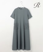 【23区/NIJYUSANKU】の【R(アール)】コットンリネン ポケットデザイン ワンピース アッシュグリーン系|ID: prp329100004431966 ipo3291000000032616629