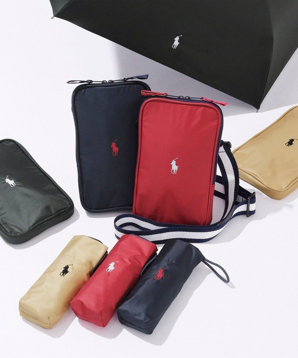 【ムーンバット/MOONBAT】の【WEB限定セット/UV遮蔽率100%】POLO RALPH LAUREN サコッシュ付き 晴雨兼用 折りたたみ傘 ポロポニー インテリア・キッズ・メンズ・レディースファッション・服の通販 founy(ファニー) 　ファッション　Fashion　レディースファッション　WOMEN　傘 / レイングッズ　Umbrellas/Rainwear　アイビー　Ivy　傘　Umbrella　吸水　Water Absorption　ニューヨーク　New York　ポケット　Pocket　ポーチ　Pouch　日傘　Parasol　ラップ　Wrap　ローズピンク|ID: prp329100004431984 ipo3291000000031182239