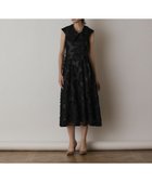 【グレース コンチネンタル/GRACE CONTINENTAL】のローズ刺繍ワンピース ブラック|ID: prp329100004431996 ipo3291000000031927494
