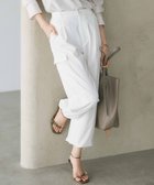 【23区/NIJYUSANKU】の【Oggi4月号掲載/洗える】シルキーストレッチ パラシュートパンツ アイボリー系|ID: prp329100004433133 ipo3291000000031967703