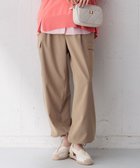 【23区/NIJYUSANKU】の【Oggi4月号掲載/洗える】シルキーストレッチ パラシュートパンツ ブラウン系|ID: prp329100004433133 ipo3291000000031967707