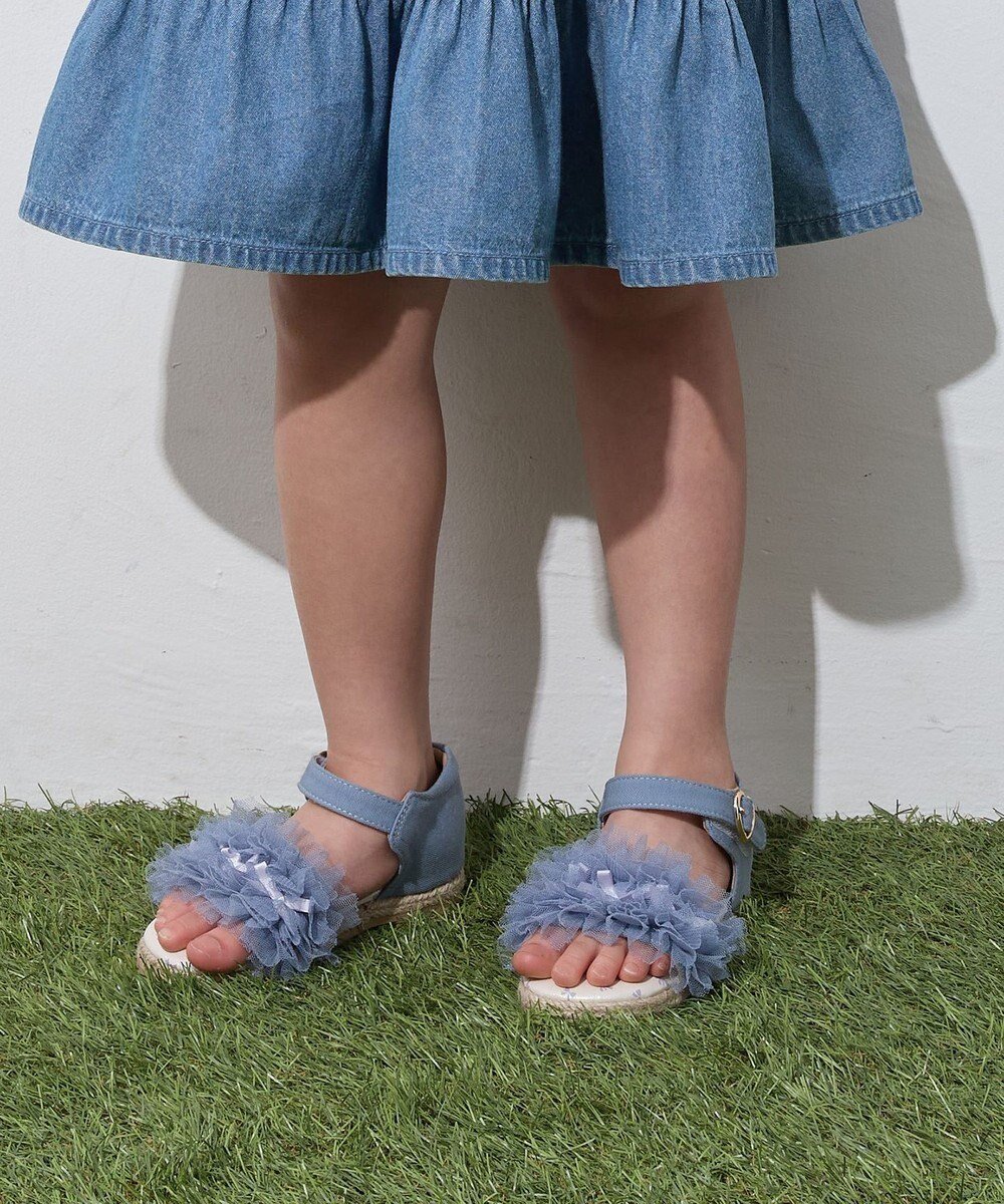 【エニィ/ANY / KIDS】のチュールフリル サンダル インテリア・キッズ・メンズ・レディースファッション・服の通販 founy(ファニー) ファッション Fashion キッズファッション Fashion for Kids サンダル Sandals, Summer Shoes スマホ Smartphone, Mobile Device チュール Tulip, Tulip Motif フリル Frill, Ruffle リボン Ribbon, Bow 人気 Popular, Best Seller 再入荷 Restock / Back in Stock 夏 Summer 春 Spring S/S・春夏 SS, Spring/Summer, Warm Season サックスブルー|ID: prp329100004433139 ipo3291000000034409988