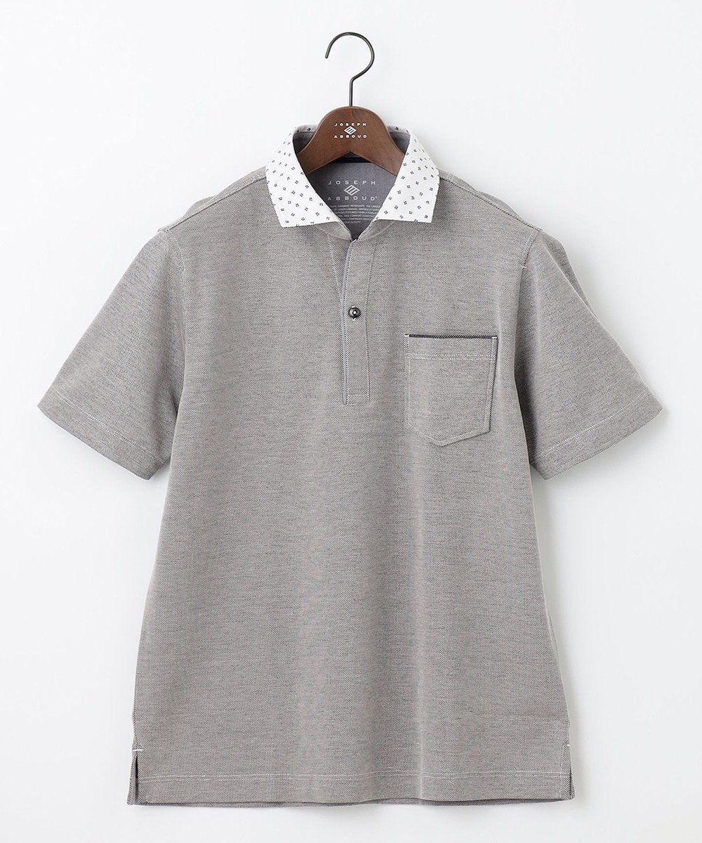 【ジョセフ アブード/JOSEPH ABBOUD / MEN】の【ギフトでも人気!オーガニックコットン使用】ダディ ポロシャツ インテリア・キッズ・メンズ・レディースファッション・服の通販 founy(ファニー) 　ファッション　Fashion　メンズファッション　Men's Style Online　トップス・カットソー　Tops/Tshirt/Men　シャツ　Shirts　ポロシャツ　Polo Shirts　アロハ　Aloha　春　Spring　吸水　Water Absorption　スキッパー　Skipper　人気　Popularity　ポロシャツ　Polo Shirt　半袖　Short Sleeve　リネン　Linen　リーフ　Leaf　S/S・春夏　Ss・Spring/Summer　再入荷　Restock/Back In Stock/Re Arrival　おすすめ　Recommend　夏　Summer　ギフト プレゼント　Gift Present　ライトグレー系|ID: prp329100004433154 ipo3291000000032634333