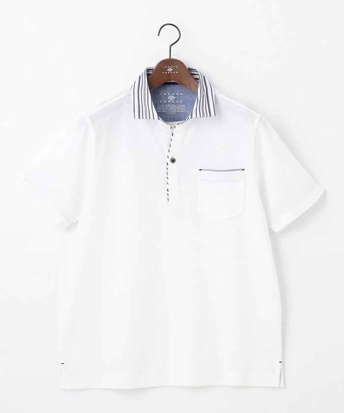 【ジョセフ アブード/JOSEPH ABBOUD / MEN】の【ギフトでも人気!オーガニックコットン使用】ダディ ポロシャツ インテリア・キッズ・メンズ・レディースファッション・服の通販 founy(ファニー) https://founy.com/ ファッション Fashion メンズファッション Fashion for Men トップス・カットソー Cut & Sew Tops メンズシャツ Shirts ポロシャツ / きれいめカジュアルスタイル Polo Shirts アロハ Aloha 春 Spring 吸水 Absorbent, Quick-Dry スキッパー Skipper, Open Collar 人気 Popular, Best Seller ポロシャツ Polo Shirt, Collared Tee 半袖 Short Sleeve, Half Sleeve リネン Linen, Linen Fabric リーフ Leaf, Botanical Leaf S/S・春夏 SS, Spring/Summer, Warm Season 再入荷 Restock / Back in Stock おすすめ Recommended / Our Picks 夏 Summer ギフト プレゼント Gift / Present |ID: prp329100004433154 ipo3291000000033286705