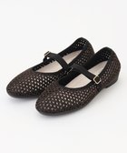 【ステッピ/steppi】のラウンド メッシュ バレエパンプス ブラウン ラメ|ID: prp329100004433883 ipo3291000000030971884