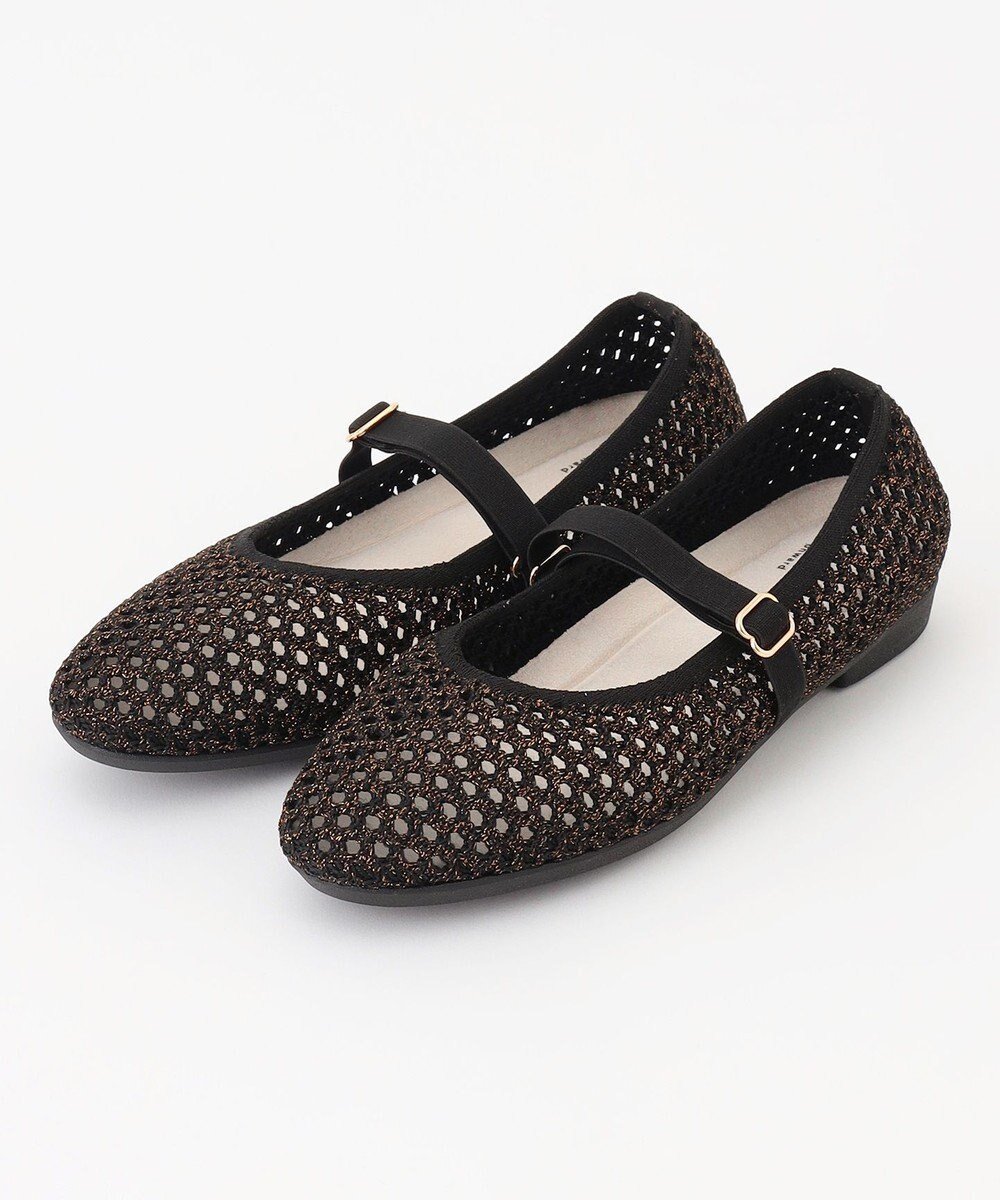 【ステッピ/steppi】のラウンド メッシュ バレエパンプス インテリア・キッズ・メンズ・レディースファッション・服の通販 founy(ファニー) 　ファッション　Fashion　レディースファッション　WOMEN　洗える　Washable　クッション　Cushion　軽量　Lightweight　サンダル　Sandals　シューズ　Shoes　トレンド　Trend　バランス　Balance　バレエ　Ballet　フィット　Fit　メッシュ　Mesh　モダン　Modern　ラウンド　Round　ランニング　Running　リラックス　Relax　ブラウン ラメ|ID: prp329100004433883 ipo3291000000030971884
