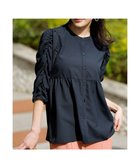 【エニィ スィス/any SiS】の【洗える】ギャザースリーブ ブラウス 人気、トレンドファッション・服の通販 founy(ファニー) ファッション Fashion レディースファッション WOMEN トップス・カットソー Tops/Tshirt シャツ/ブラウス Shirts/Blouses ウォッシャブル Washable 春 Spring 洗える Washable ギャザー Gather ジャケット Jacket スリーブ Sleeve デニム Denim ペプラム Peplum 冬 Winter S/S・春夏 Ss・Spring/Summer おすすめ Recommend 夏 Summer NEW・新作・新着・新入荷 New Arrivals thumbnail ネイビー|ID: prp329100004433912 ipo3291000000031965348