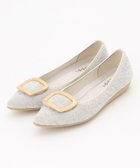 【ステッピ/steppi】のバックル付き ポインテッド パンプス オフ ラメ|ID: prp329100004433917 ipo3291000000032234591