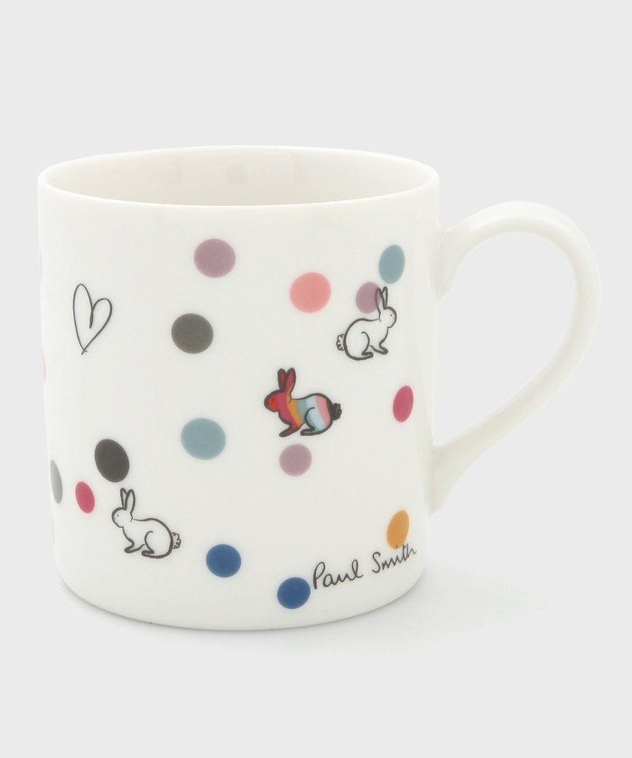 【ポール スミス/Paul Smith】のSwirl Rabbit Heart Spots マグカップ インテリア・キッズ・メンズ・レディースファッション・服の通販 founy(ファニー) https://founy.com/ ファッション Fashion レディースファッション WOMEN おすすめ Recommend カラフル Colorful ギフト プレゼント Gift Present グラス Glass タンブラー Tumbler ドット Dot ワーク Work 手描き Hand Drawn |ID: prp329100004433939 ipo3291000000031735081
