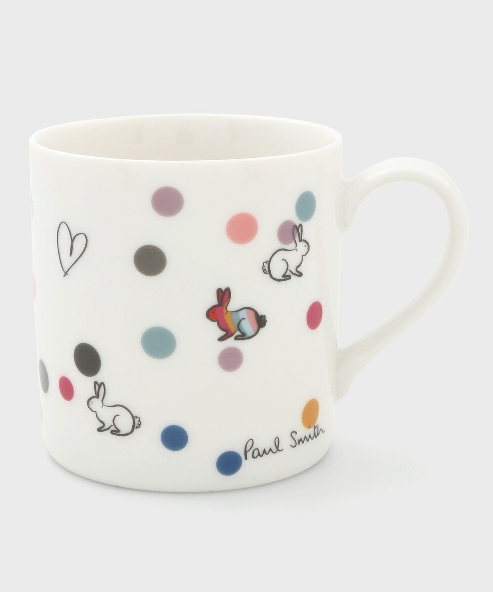 【ポール スミス/Paul Smith】のSwirl Rabbit Heart Spots マグカップ インテリア・キッズ・メンズ・レディースファッション・服の通販 founy(ファニー) 　ファッション　Fashion　レディースファッション　WOMEN　おすすめ　Recommend　カラフル　Colorful　ギフト プレゼント　Gift Present　グラス　Glass　タンブラー　Tumbler　ドット　Dot　ワーク　Work　手描き　Hand Drawn　ドット|ID: prp329100004433939 ipo3291000000031735082