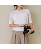【アイシービー/iCB】の【洗える】 レースパターン ニット オフホワイト系|ID: prp329100004433942 ipo3291000000032663544