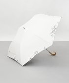 【アウロラ/AURORA】のNINA RICCI(ニナリッチ)花柄刺繍晴雨兼用パラソル(折りたたみ傘) オフホワイト|ID: prp329100004433978 ipo3291000000032524053