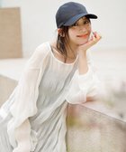 【エニィ スィス/any SiS】の【UVカット・洗える】シャインカット キャップ ブラック|ID: prp329100004433992 ipo3291000000032193895