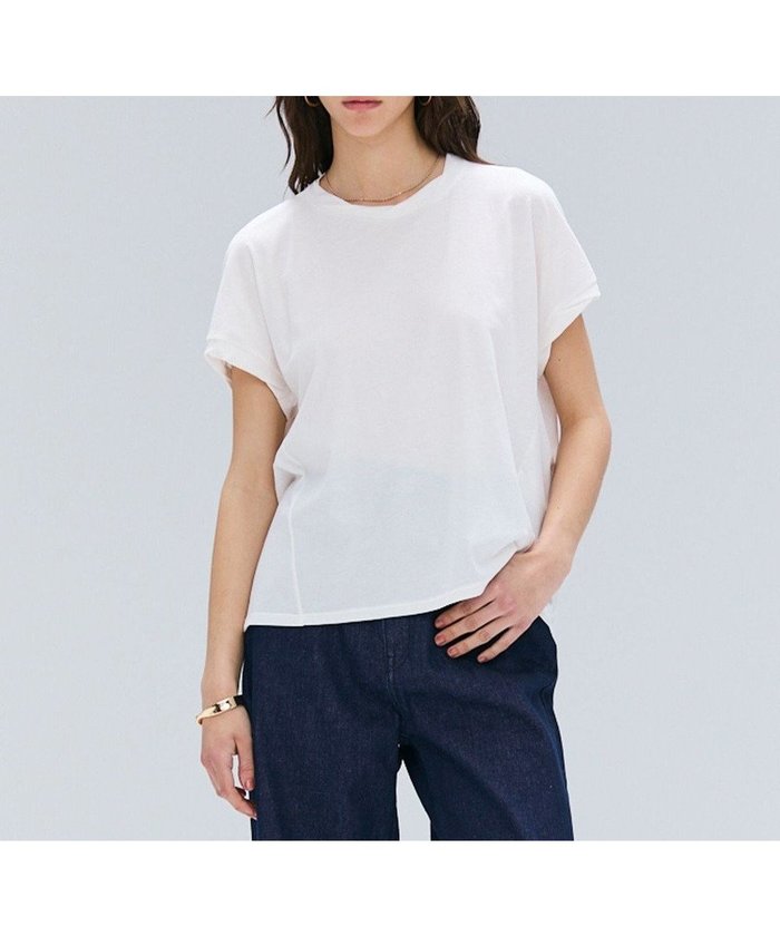 【ベイジ,/BEIGE,】の【BEIGE,ecru/WEB限定・洗える】FINE DRY TOUCH / ねじりデザインコットンクルーネックTシャツ インテリア・キッズ・メンズ・レディースファッション・服の通販 founy(ファニー) https://founy.com/ ファッション Fashion レディースファッション WOMEN トップス・カットソー Tops/Tshirt シャツ/ブラウス Shirts/Blouses ロング / Tシャツ T-Shirts カットソー Cut and Sewn カットソー Cut And Sew 夏 Summer 春 Spring S/S・春夏 Ss・Spring/Summer 洗える Washable |ID: prp329100004434003 ipo3291000000031845475