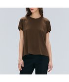 【ベイジ,/BEIGE,】の【BEIGE,ecru/WEB限定・洗える】FINE DRY TOUCH / ねじりデザインコットンクルーネックTシャツ 人気、トレンドファッション・服の通販 founy(ファニー) ファッション Fashion レディースファッション WOMEN トップス・カットソー Tops/Tshirt シャツ/ブラウス Shirts/Blouses ロング / Tシャツ T-Shirts カットソー Cut and Sewn カットソー Cut And Sew 夏 Summer 春 Spring S/S・春夏 Ss・Spring/Summer 洗える Washable thumbnail Brown|ID: prp329100004434003 ipo3291000000031845477